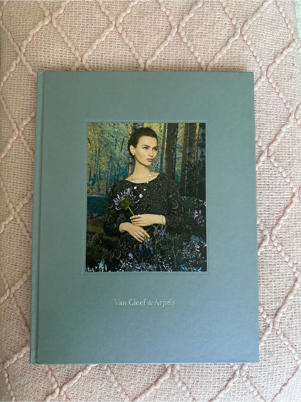 Van Cleef & Arpels Teal Cover with Forest Portrait